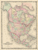 Johnson's North America. Washington, New Mexico & Nebraska Territory 1861 map