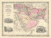 Johnson's Turkey In Asia, Persia, Arabia. Middle East. Abu Dhabi 1861 old map