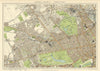 Central London N.W. Camden Marylebone Mayfair Notting Hill. STANFORD 1894 map