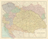Austria-Hungary. Croatia Czechia Bohemia Galicia Transylvania. STANFORD 1894 map