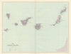 Canary Islands. Tenerife Gran Canaria Lanzarote. 50x65cm. STANFORD 1894 map