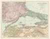 Sea of Marmara & adjacent region. Northwest Turkey. 51x65cm STANFORD 1894 map