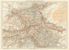 India North Western Frontier Kashmir Pamir region Afghanistan. STANFORD 1894 map