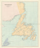 Newfoundland Labrador Cape Breton Island St Pierre & Miquelon STANFORD 1894 map
