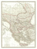 Carte de la Turquie d'Europe & Grèce moderne. Balkans & Greece. LAPIE 1832 map