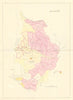 Marown Parish, Middle Sheading, Isle of Man by James Woods 1829 old map