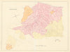 Ballaugh Parish, Michael Sheading, Isle of Man by James Woods 1829 old map