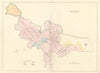 Rushen Parish, Port St. Mary & Port Erin, Isle of Man by James Woods 1829 map