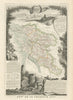 Département de la CHARENTE-INFÉRIEURE . Charente-Maritime. LEVASSEUR 1856 map