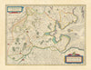 Oldenburg Comitatus. County of Oldenburg by Blaeu. Lower Saxony 1645 map