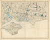SOUTH DOWNS, SOLENT & ISLE OF WIGHT. SE Hampshire & W Sussex coast CARY 1832 map