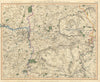 SOUTH COTSWOLDS & NORTH WESSEX DOWNS. Bristol Wiltshire E Somerset CARY 1832 map