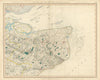 THAMES ESTUARY & EAST KENT. North Downs, Isles of Sheppey & Thanet CARY 1832 map