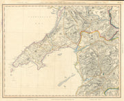 SNOWDONIA & LLYN PENINSULA. Carnarvonshire, West Merionethshire. CARY 1832 map