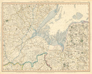 THE WASH & NORTHERN FENS. Lincolnshire Holland King's Lynn Norfolk CARY 1832 map