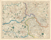 PEAK DISTRICT. Derbyshire Lancashire Cheshire Yorkshire Manchester CARY 1832 map