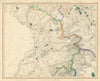 AYRSHIRE & SOUTH WEST LANARKSHIRE. Scotland. CARY 1832 old antique map chart