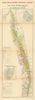 BURGUNDY BOURGOGNE WINE MAP La Côte de Nuits vineyards vignobles. LARMAT 1942