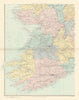 Ireland south-west Munster Kerry Limerick Cork Clare Limerick. STANFORD 1896 map