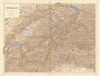 Switzerland & the Alps. Haute Savoie. Italian Lakes. Aosta. STANFORD 1896 map