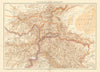 India North Western Frontier Kashmir Pamir region Afghanistan. STANFORD 1896 map