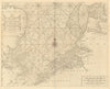Chart of the Sea Coasts of England, Flanders & Holland. MOUNT & PAGE 1758 map