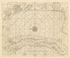 The Sea Coasts of France from Olone to Cape Machiacaca. MOUNT & PAGE 1758 map