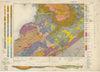 Ayr. Geological Survey of Scotland sheet 14. Cumnock 1949 old vintage map