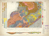 Ayr. Geological Survey of Scotland sheet 14. Cumnock 1933 old vintage map