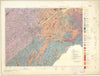 Jedburgh. Geological Survey of Scotland sheet 17. Hawick 1937 old vintage map