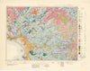 Kilmarnock. Geological Survey of Scotland sheet 22. Ardrossan 1952 old map