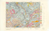 Hamilton. Geological Survey of Scotland sheet 23. Lanark 1951 old vintage map