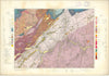 Peebles. Geological Survey of Scotland sheet 24. Linton 1932 old vintage map