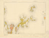 Sanday. Geological Survey of Scotland sheet 122. Dennis Head Orkney 1956 map