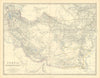 Persia and Afghanistan. Iran Beluchistan SW Asia. 50x60cm. JOHNSTON 1876 map