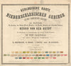 Geologische Karte von dem Niederschlesischen Gebirge Title sheet 1860 old map