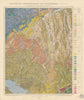 Geologische Übersichtskarte von Württemberg #4 Bodensee Schwäbische Alb 1933 map