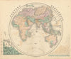 Eastern Hemisphere. New Holland. Leeuwin's Land. Australia Felix. GALL 1850 map
