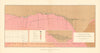 Comstock Silver Lode Horizontal section at the Sutro Tunnel, North end 1882 map