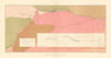 Comstock Silver Lode Horizontal section at the Sutro Tunnel, South end 1882 map