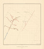 Comstock Silver Lode Mine Map 9 Knickerbocker, Baltimore Consolidated 1882