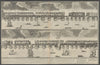 The West & East Sides of London Bridge by Sutton Nicholls. 88x56cm 1710 print