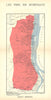 BORDEAUX WINE. Les Vins de Bordeaux - Haut-Médoc. Larmat 1949 old vintage map