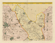 Essex NW #2 Uttlesford Saffron Walden Newport Ashdon. Chapman/André 1777 map