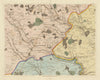 Essex N #8 Braintree Halstead Coggeshall Bocking. Chapman/André 1777 old map