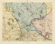 Essex E #13 Maldon Gt. Baddow Springfield Witham Tiptree. Chapman/André 1777 map