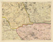Essex SE #18 Wickford Rochford Woodham Ferrers Rayleigh. Chapman/André 1777 map
