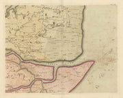 Essex SE #19 Maldon Burnham/Crouch Southminster Mayland. Chapman/André 1777 map