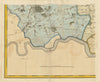 Essex SW #21 West Ham Stratford Barking Leyton Wanstead. Chapman/André 1777 map