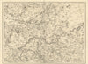 North Chilterns. Hertfordshire Bedford Dunstable Luton #3 Andrews/Dury 1818 map